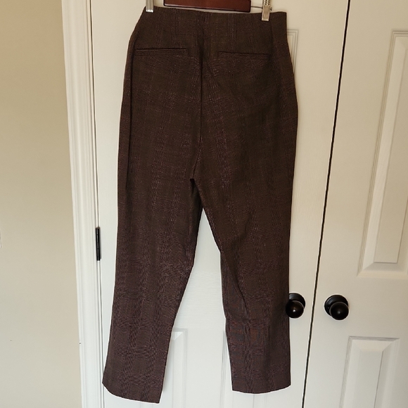 LOFT Textured Brown Double-Breasted Blazer - Picture 8 of 8